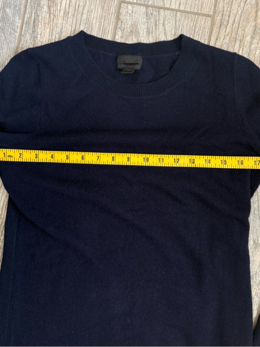 J. Crew Italian cashmere navy sweater szS - Picture 11 of 13